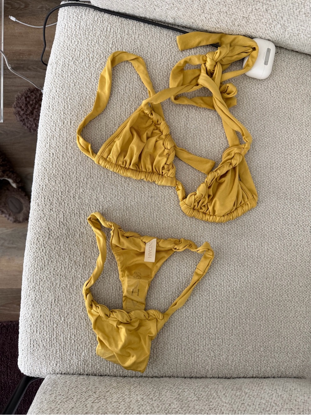 Indah Valor Bikini Top S and Magnolia Bikini Bottom S